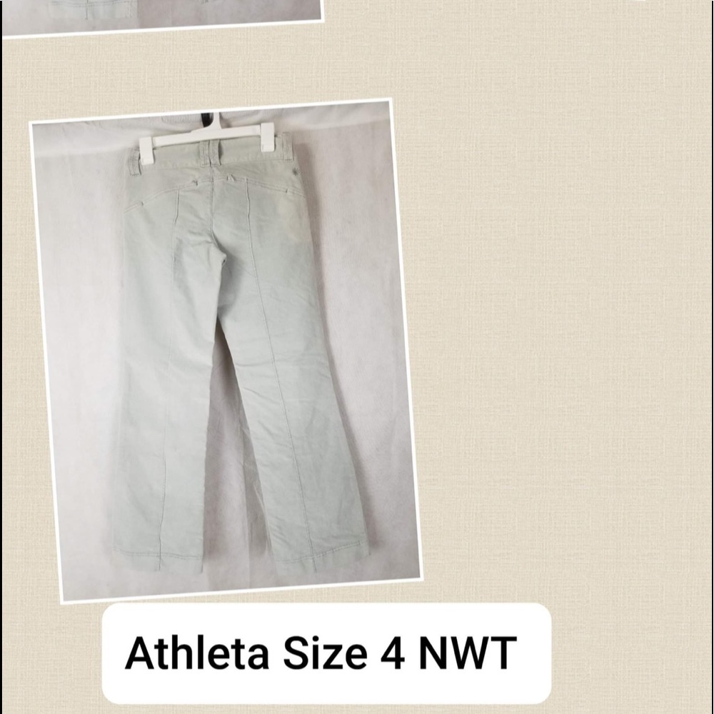 1021- ATHLETA - Velvet Grey Duster Pants